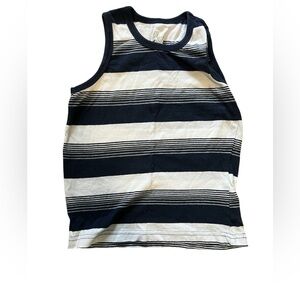 Children’s Place Toddler Boy Navy Blue and White Tank Top | 3T